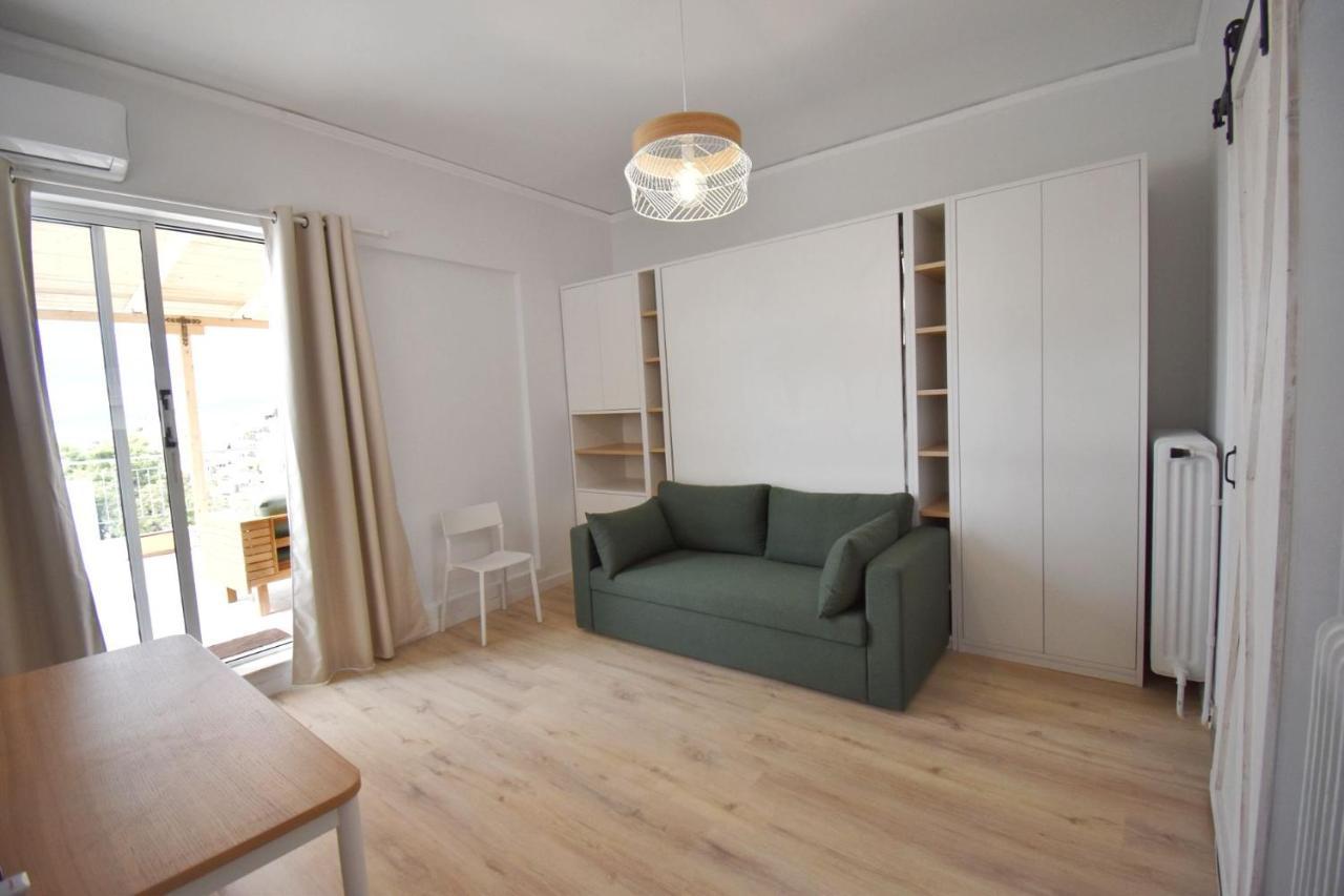 Ferienwohnung Penthouse Nea Smirni Athen Exterior foto